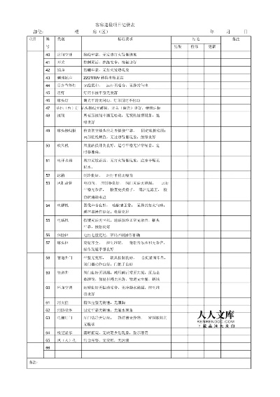 婚前互查酒店记录表模板，守护爱情，共筑甜蜜家园