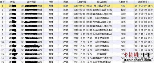 全国开房记录查询 详细的查询方法