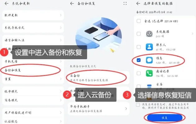 如何恢复删除的手机短信