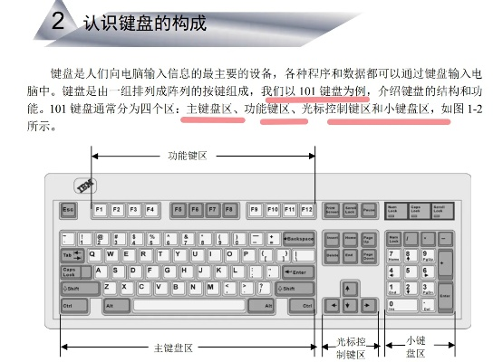 键盘布局与功能，电脑上网必备的键盘知识